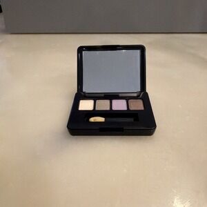 Vtg ESTEE LAUDER Pure Color Eyeshadow Quad Travel Sz- Ivory, Mocha, Lilac, Smoky